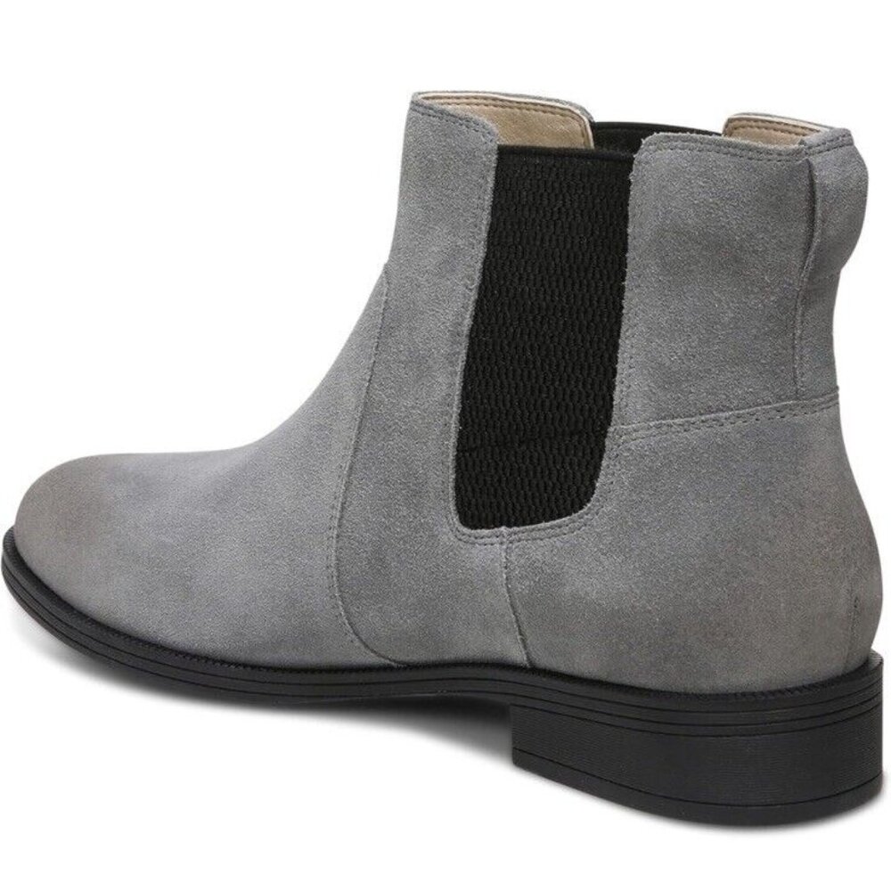 Vionic Alana Womens 6 Charcoal Gray Suede Arch Support Ankle Boots New - Picture 3 of 7